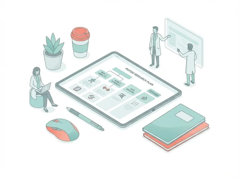 Medical research based rehab planning illustration
