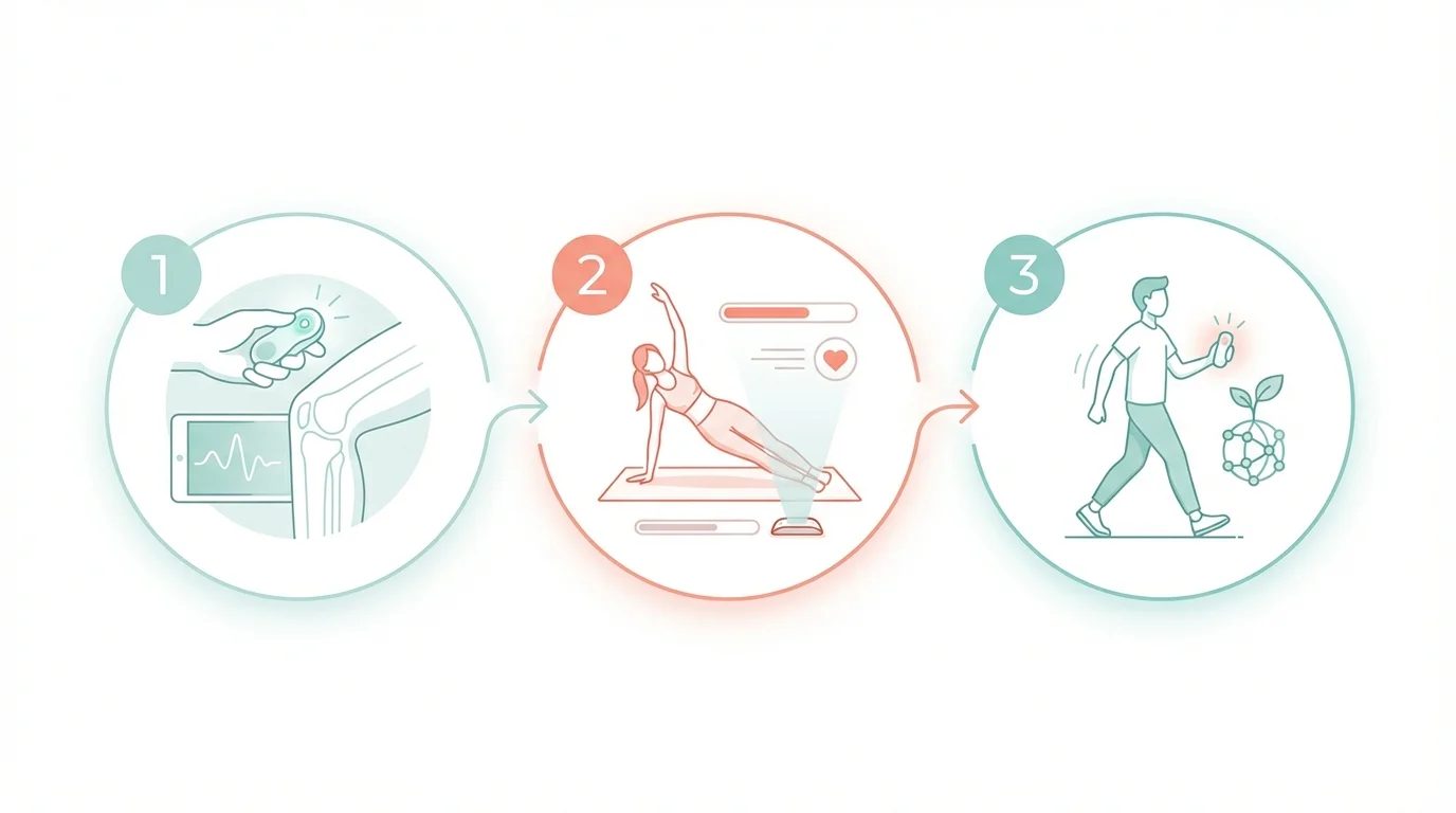 Guided recovery steps illustration